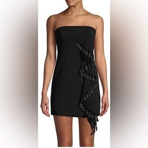 Cinq à Sept Nat Tassel Trimmed Mini Dress